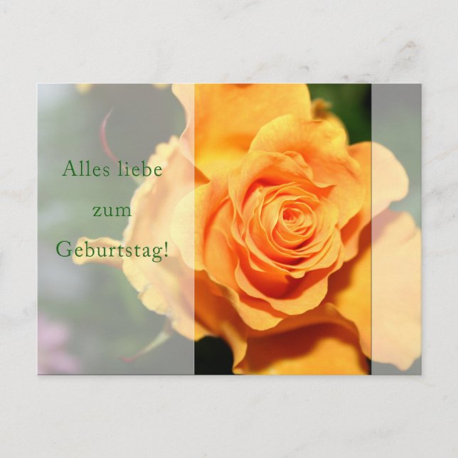 Postal Geburtstag (Anverso)