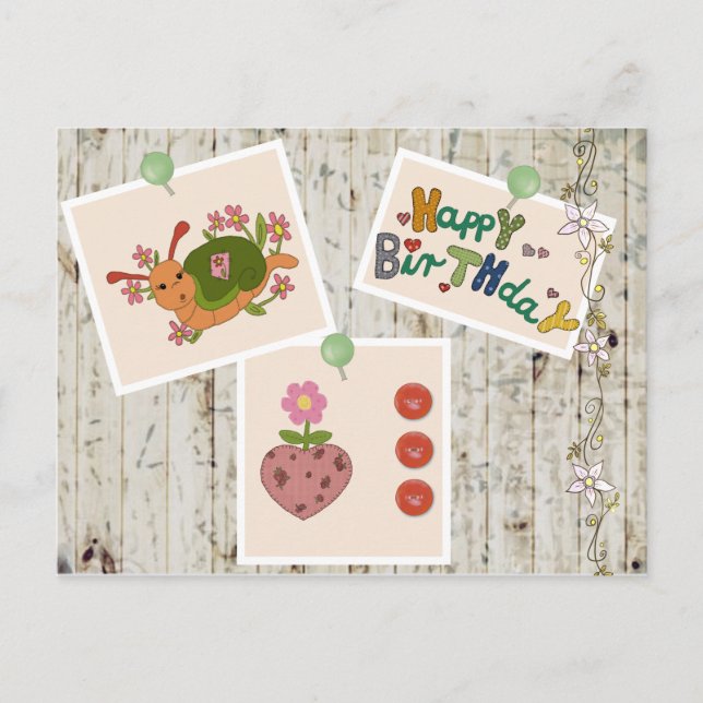 Postal Geburtstagsbild (Anverso)
