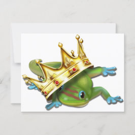 Postal Gecko con corona