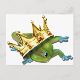Postal Gecko con corona