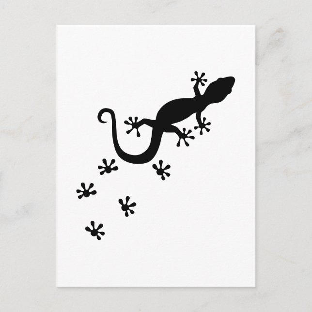 Postal Gecko en ejecución (Anverso)