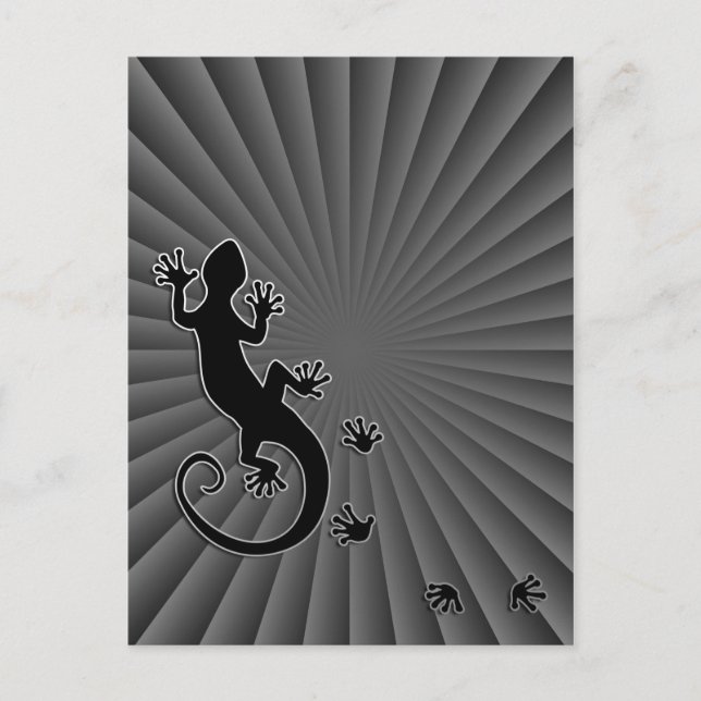 Postal Gecko en ejecución (Anverso)