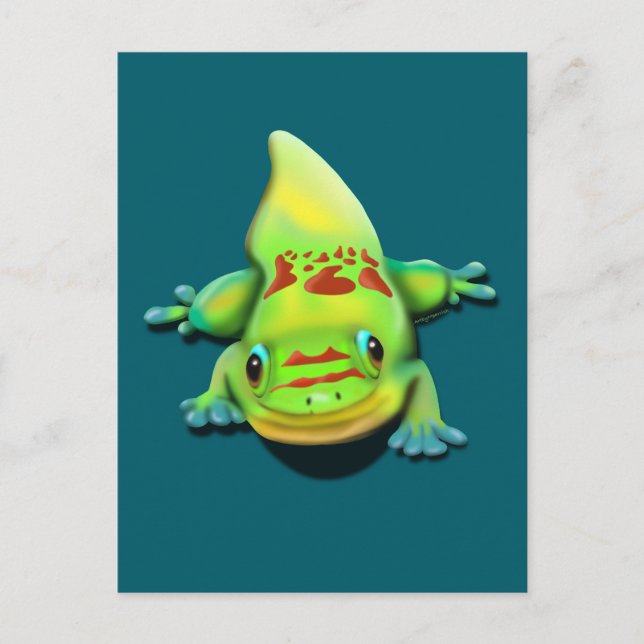 Postal Gecko Gold Dust Day (Anverso)