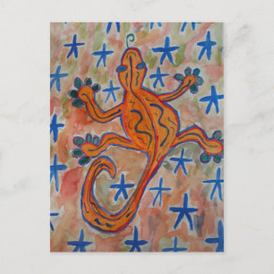 Postal Gecko naranja