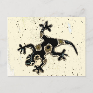 Postal Gecko negro