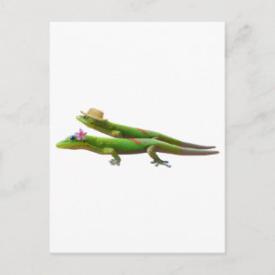 Postal Geckos Hawaianos