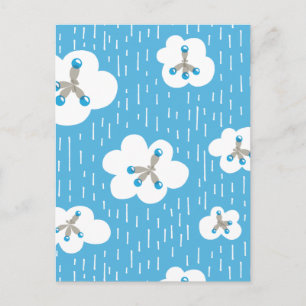 Postal Geek de la ciencia del patrón de Molécula química