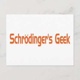 Postal Geek de Schrodinger