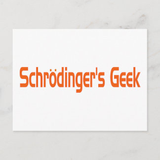 Postal Geek de Schrodinger