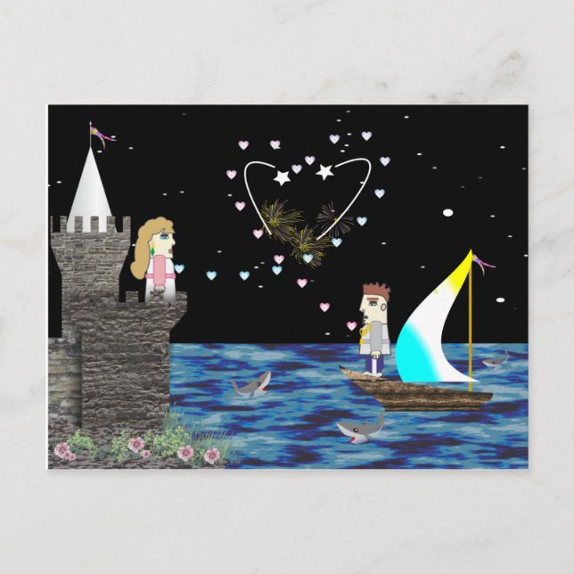 Postal Geek Love Old Game School (Anverso)