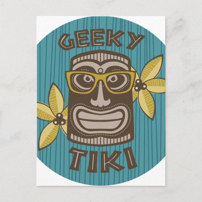 Postal Geeky Tiki (Anverso)