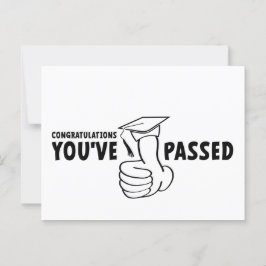 Postal Gefeliciteerd, je bent geslaagd, diploma