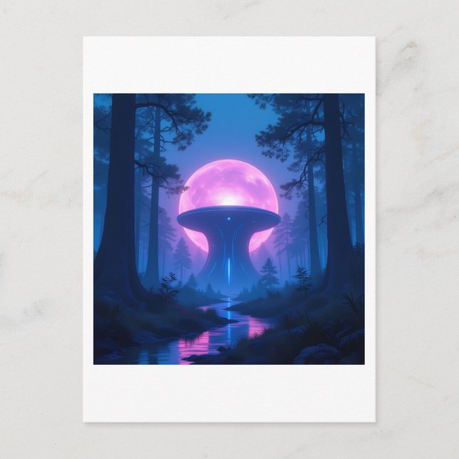 Postal Geheimnisvoller Erdkern  Das Herz unseres Planeten (Anverso)