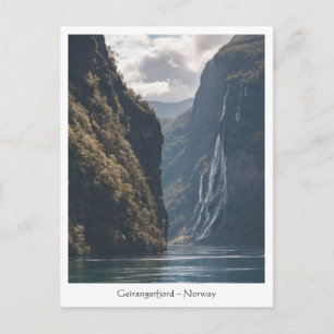 Postal Geirangerfjord Noruega