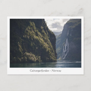 Postal Geirangerfjord Noruega