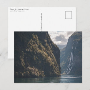 Postal Geirangerfjord Noruega