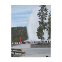 Géiser Old Faithful en el Parque Yellowstone