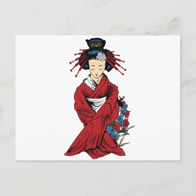 Postal Geisha (Anverso)