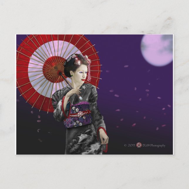 Postal Geisha (Anverso)