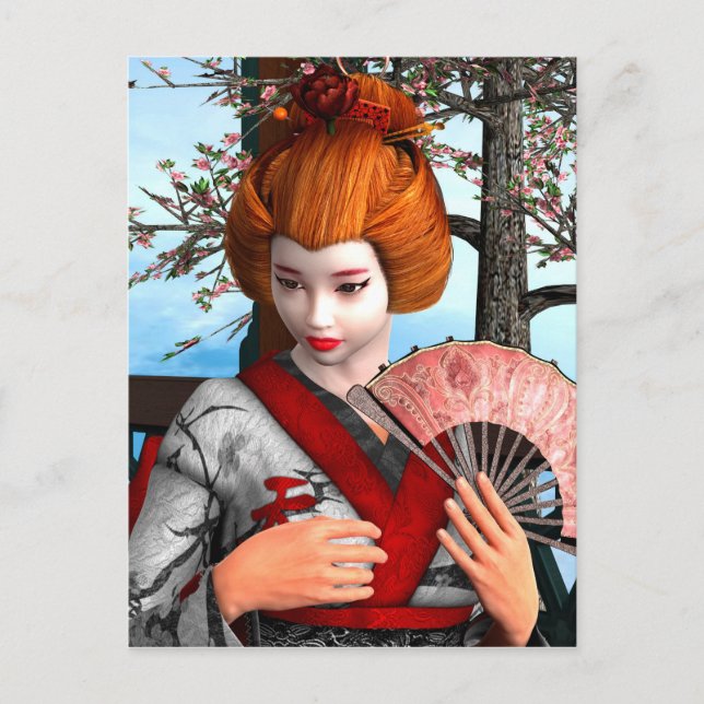 Postal Geisha (Anverso)