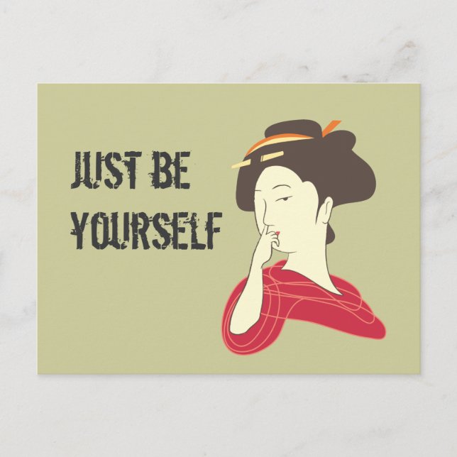 Postal Geisha Nose Picking (Anverso)