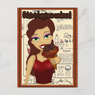 Postal Gelato Postcard