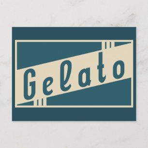 Postal gelato retro