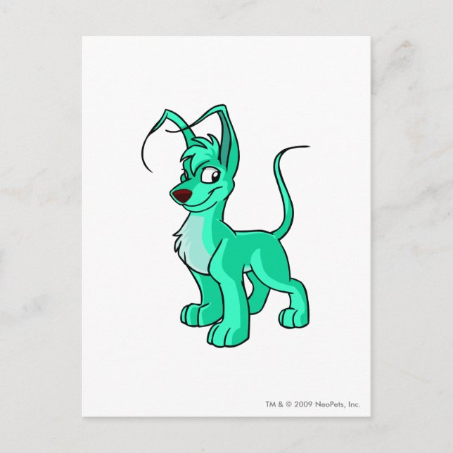 Postal Gelert Green (Anverso)