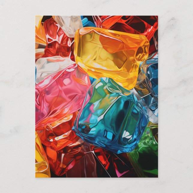 Postal Gemas de Cellophane (Anverso)