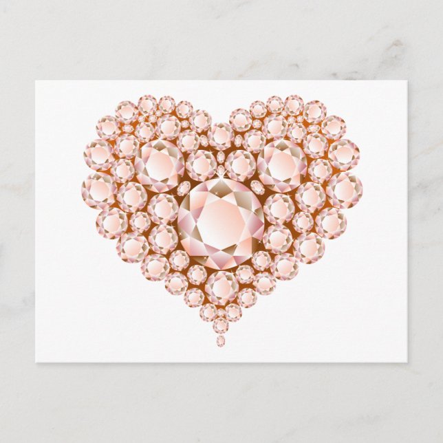 Postal Gemas del corazón de la piel (Anverso)