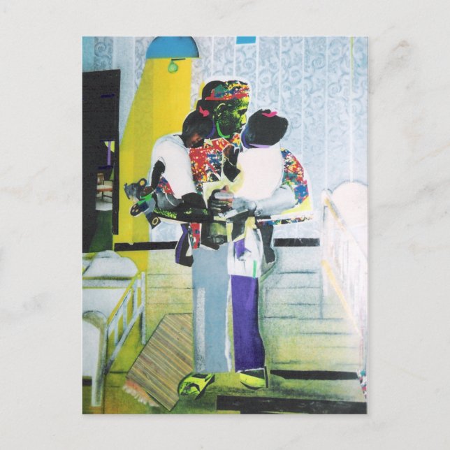 Postal "Gemelos" por Dallins Smith II (Anverso)