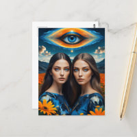 Gemelos surrealistas Blue Eyes