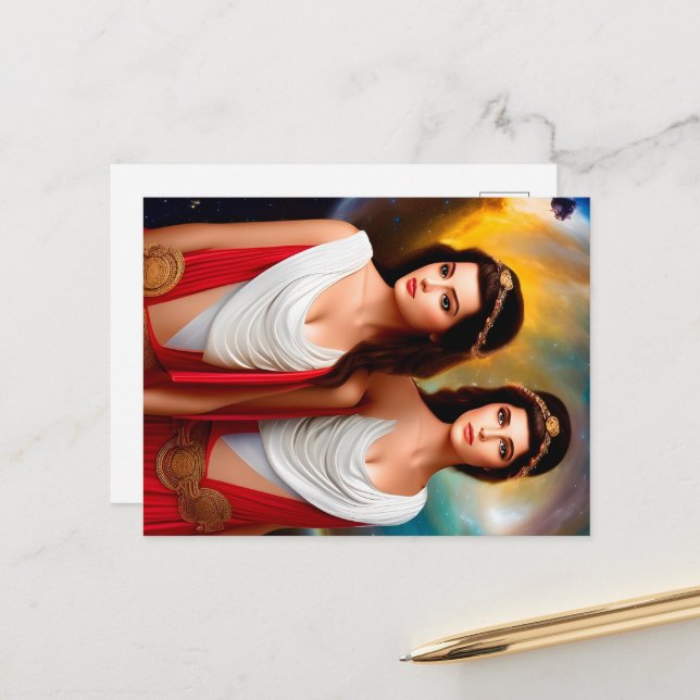 Postal Gemini (Anverso/Reverso In Situ)