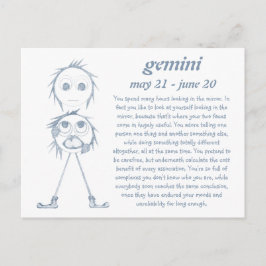 Postal Gemini [ - BitchScope - ] Postcard