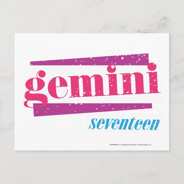 Postal Gemini Pink (Anverso)