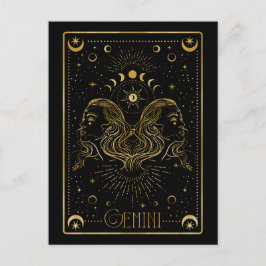 Postal Gemini zodiac