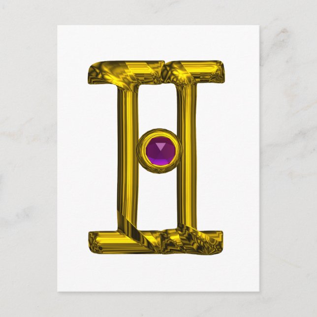 POSTAL GÉMINIS (Anverso)