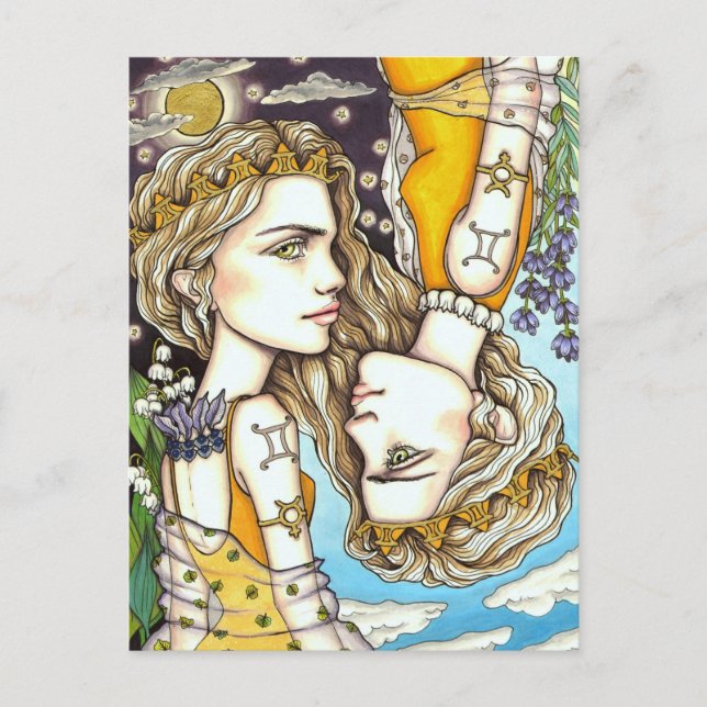 Postal Géminis (Anverso)