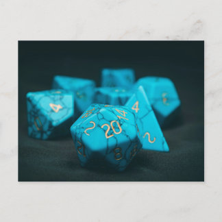 Postal Gemstone Crystal Stone Dice Set