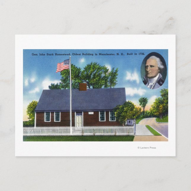 Postal Gen John Stark Homestead (Anverso)