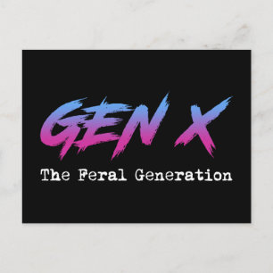 Postal Gen X - La Generación Feral