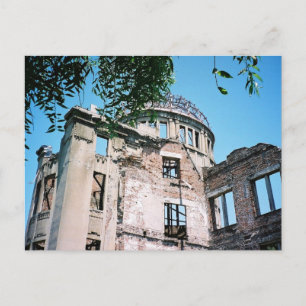Postal Genbaku Dome por la Paz en Hiroshima