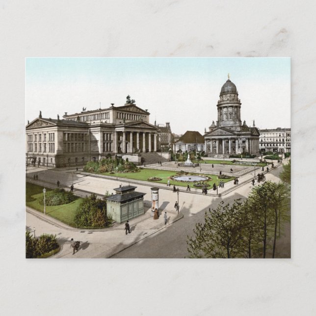 Postal Gendarmenmarkt de Berlín (Anverso)