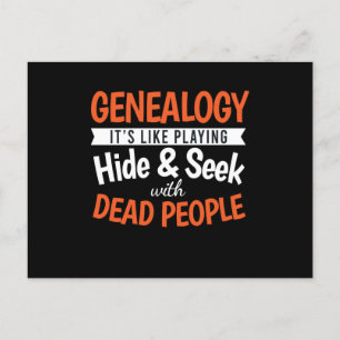 Postal Genealogía Jugando A La Familia Del Adn