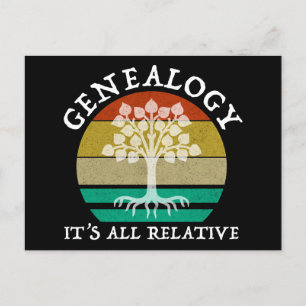 Postal Genealogía - Todo es relativo
