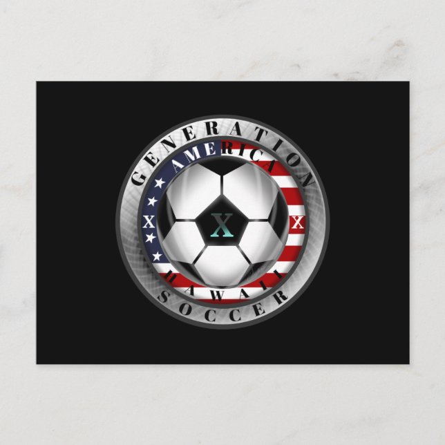 Postal Generación Estatal de Hawái X Fútbol Americano (Anverso)