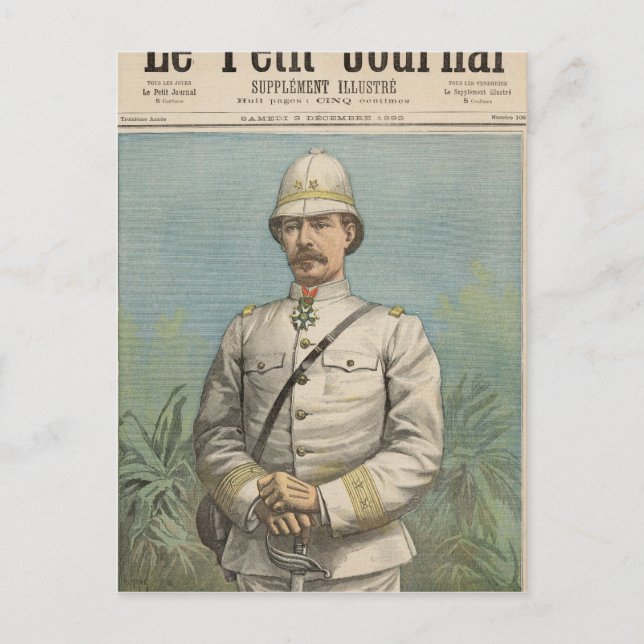 Postal General Alfred Amedee Dodds en Dahomey (Anverso)