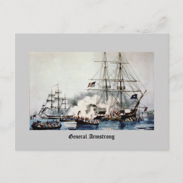 Postal General Armstrong (Anverso)