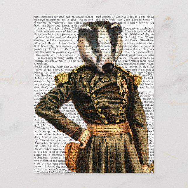 Postal General Badger (Anverso)