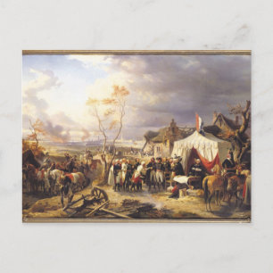 Postal General De La Morliere recibiendo la rendición